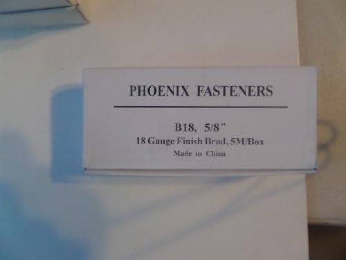 Phoenix Fasteners Heavy Duty 18 Gauge, Brad Nail (5000-Pack) (B18 5/8")