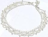 Anklet Jewelry in Sterling Silver for Women 52 gms. 10 "(sanklt015)
