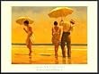 Art Poster Metal Framed Print - Mad Dogs - Artist: Jack Vettriano- Poster Size: 35 X 47