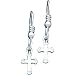 Sterling Silver Cross Earrings Religious Jewelry