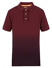 Pure Cotton Dip Dye Polo Shirt
