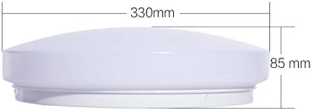 Pepnice 13-in 15W 1200lm Ceiling Flush Mount Light Fixtures, 3000K Warm White, Replace 120W Incandescent Light, Equivalent to 40W CFL Light, 1200lm, for Living Room, Bedroom, Dining Room (15 Watts)