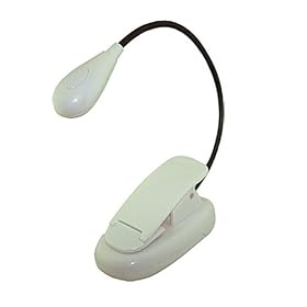 White eBook Reader Light for the Amazon Kindle 2 eBook Reader Electronic Reading Device