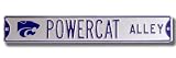 KANSAS STATE WILDCATS POWERCAT ALLEY w/logo AUTHENTIC METAL STREET SIGN (6 X 36)