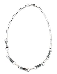 Sterling silver link necklace, Urban Taxco - Fair Trade Modern Sterling Silver Link Necklace from Mexico
