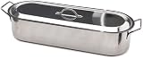 Beka - 14700024 - Poissonnière en Acier Inoxydable avec Grille - Tous Feux + Induction - 50 cm