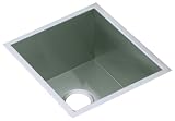 Elkay EFU131610 Avado 16-Inch by 18-1/2 Inch Stainless Steel Undermount Bar Sink, Polished Satin Finish