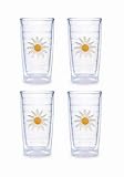 Tervis Tumblers - Flower - Daisy - 16 oz Tumbler - set of 4