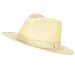 New Linen Cotton Mesh Safari Fedora Trilby Hat Beige Small / Medium