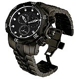 Invicta Men’s Reserve Collection Black and Gunmetal Ion-Plated Chronograph Watch #5729