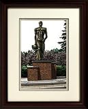 Alma Mater- Michigan State, Spartan Statue Framed Lithograph
