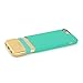 Incipio iPhone 6 Edge Chrome Case - Retail Packaging - Teal/Gold