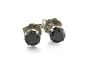 1/4ct Black Diamond Stud Earrings in 10k White Gold