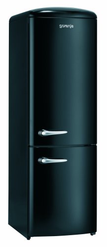 Gorenje RK 62358 BK Kühl-Gefrier-Kombination / A+ / 188 cm Höhe / 60 cm Breite / 285 kWh / 229 L Kühlteil / 86 L Gefrierteil / black