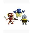 Futurama: Collectible Tineez 3 Pack Set (Bumblebee Bender, Alternate Universe Zoidberg, and Musical Robot Devil)
