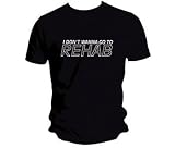 Amy Winehouse T-shirt REHAB Logo black tee