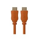 Monoprice 6ft 28AWG High Speed HDMI Cable w/Ferrite Cores - Orange