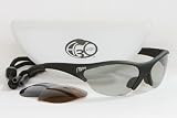 H3O Storm Lite Fishing Sunglasses with 3 Replaceable Polarized Lenses
