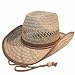 Straw Cowboy Hat Natural Straw Cowboy hat. Available in 3 adult sizes and 2 colourways.