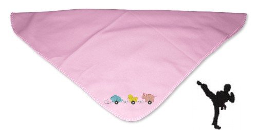 Baby Fleece Blanket with the image of: martial art figure