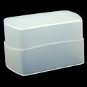 White Flash Diffuser compatible with Canon Speedlite 430EX, 430EX II