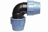 31RuM5NOwIL. SL160  25mm MDPE 90º Elbow Drinking Water or Geothermal Pipe Compression Fitting with Liners