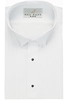 Neil Allyn Men's Tuxedo Shirt Wing Collar 1/8 Inch Pleat