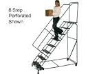 4 Step - 24W Perforated Safety Angle Ladder