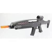 Full 1:1 Scale XM8 36 Inches Long Battery Operated Toy Gun with Lights, Firing Sounds, and Vibrations, Great Quality!