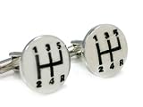 Novelty 5 Speed Car Gear Cufflinks Gift Boxed
