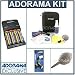 Flash Accessory Kit for Nikon SB-600 Speedlight Flash, Olympus FL- 36 & FL- 36R Flash with 4 NiMH Batteries, Charger, Flashpoint Flash Diffuser, Professional Lens Cleaning Kit, Adorama Hurricane Blower