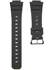 16mm Replacement Black Watch Band Strap fits Casio G Shock DW-5600E, DW-5700 & More