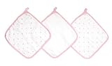 Aden by aden + anais 3 Pack Muslin Washcloths, Oh Girl! by aden + anais [並行輸入品]