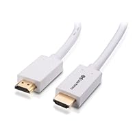 Cable Matters 6 ft High Speed HDMI Cable in White for 3D 4Kx2K HD Displays