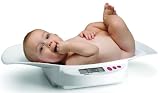 from LAICA BODYFORM (A LAICA ITALY BRAND) WHITE BABY SCALE, WEIGHT CAPACITY 20kg / 44lb (FREE POSTAGE) - HELPS TO MONITOR THE GROWTH OF YOUR BABY - includes a WEIGHT-HOLD function (Model BODYFORMBM4500)