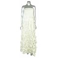 Tadashi Shoji Strapless Flutter Dress