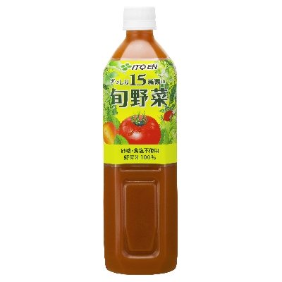 伊藤園 ぎっしり15種類の旬野菜ペット900g 12本