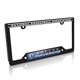 NBA Dallas Mavericks Black License Plate Frame