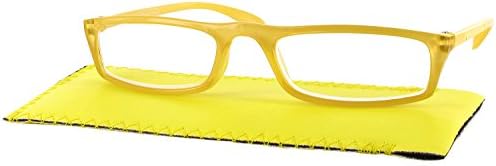 Cool-Aide Single Vision Half Frame Designer Reading Glasses, Pineapple, +3.25