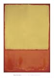 The Ochre, 1954 Art Poster Print by Mark Rothko, 30x43