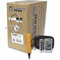 Cat 5e Network Install Kit with tool, tester, & 500' Solid Plenum Cable