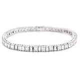 Diamond 18k White Gold Tennis Bracelet