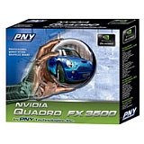 PNY NVIDIA Quadro FX 3500 - Graphics adapter - Quadro FX 3500 - PCI Express x16 - 256 MB GDDR3 - DVI - retail