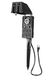 Intermatic #HB1116R Outlet Stake/24HR Timer