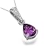 2 CT 9x7MM Pear Shaped Natural Amethyst &