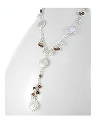 White (Natural) Fresh Water Pearl Necklace In 92.5 Sterling Silver