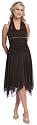 #6033 - BEST SELLER - Perfect formal evening dress for any formal occasion. Knee Length Elegant Dress. - (Available in Baby Blue, Black, Baby Pink, Pink, Burgundy, Red in S to 3XL)
