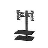 AVF Eco-Mount Tilt and Turn TV Mount (25-40 inch Screens) with Component Shelves ESL422B-A