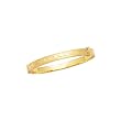 14K Yellow Gold Baby Bangle Bracelet
