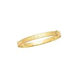 14K Yellow Gold Baby Bangle Bracelet